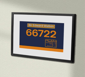 66722 GBRF with nameClear Framed Data Panel