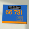 66731 GBRF Clear Data Panel Sign 66731 GBRF Clear Data Panel Sign
