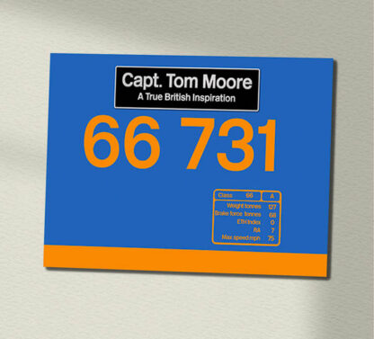 66731 GBRF Clear Data Panel Sign