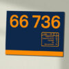 66736 GBRF Clear Data Panel Sign 66736 GBRF Clear Data Panel Sign