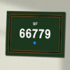 66779 BR Lined Green Data Panel Sign 66779 BR Lined Green Data Panel Sign