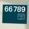 66789 Large Logo Clear Data Panel Sign 66789 Large Logo Clear Data Panel Sign