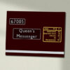 67005 Queens Messenger Data Panel Sign 67005 Queens Messenger Data Panel Sign