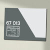 67013 Chiltern Clear Data Panel Sign 67013 Chiltern Clear Data Panel Sign