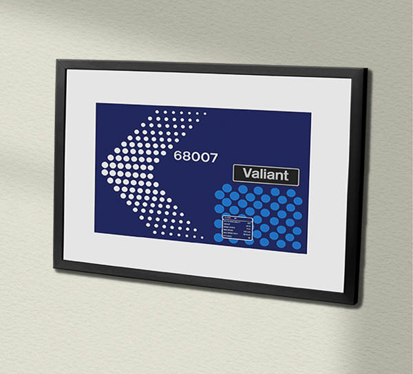 68007 Scotrail Saltire 200 x 290 Framed Data Panel 68007 Scotrail Saltire 200 x 290 Framed Data Panel