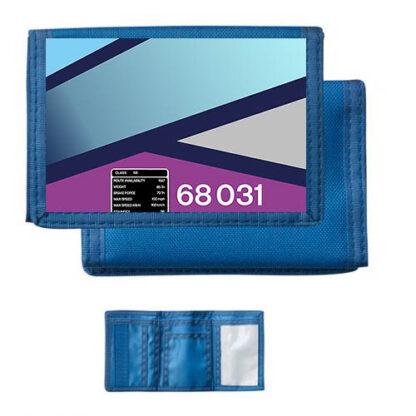 68031 TPE Blue Nylon Wallet