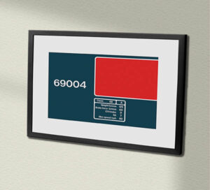 69004 BR RTC Framed Data Panel 69004 BR RTC Framed Data Panel