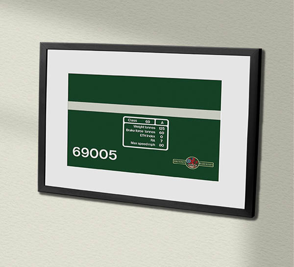 69005 BR Green Framed Data Panel 69005 BR Green Framed Data Panel