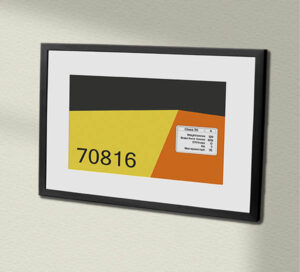 70816 Colas Clear Framed Data Panel 70816 Colas Clear Framed Data Panel