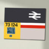 73124 Intercity Original Data Panel Sign 73124 Intercity Original Data Panel Sign