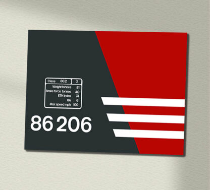 86206 Virgin clean Data Panel Sign