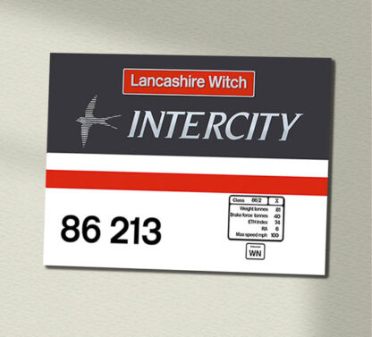 86213 Intercity Swallow clean Data Panel Sign