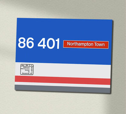 86401 NSE Original Clear with name Data Panel Sign