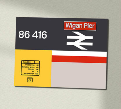 86416 Intercity Original with name Data Panel Sign