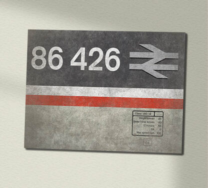 86426 IC Mainline weathered Data Panel Sign