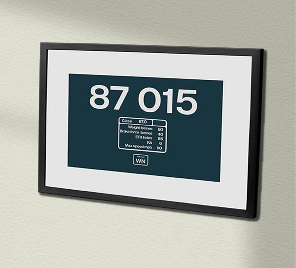 87015 BR Blue data plate Framed Data Panel 87015 BR Blue data plate Framed Data Panel