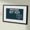 87101 Large Logo data plate Framed Data Panel 87101 Large Logo data plate Framed Data Panel
