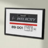 89001 Intercity Swift Clear with name Framed Data Panel 89001 Intercity Swift Clear with name Framed Data Panel