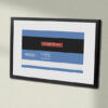 90001 Anglia blue with name Framed Data Panel 90001 Anglia blue with name Framed Data Panel