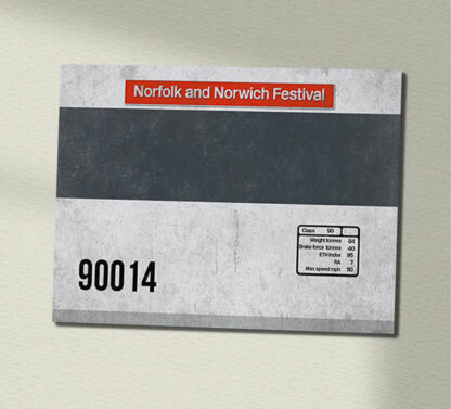 90014 Anglia Grey weathered Data Panel Sign