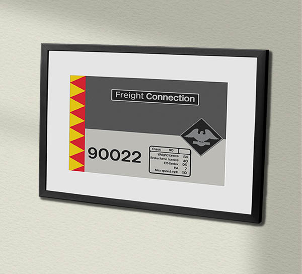 90022 RF Distribution Clear Framed Data Panel