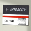 90026 Intercity Swift Clear Data Panel Sign 90026 Intercity Swift Clear Data Panel Sign