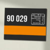 90029 Grand Central Clear Data Panel Sign 90029 Grand Central Clear Data Panel Sign