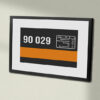 90029 Grand Central Clear Framed Data Panel 90029 Grand Central Clear Framed Data Panel