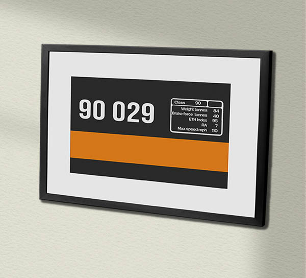 90029 Grand Central Clear Framed Data Panel 90029 Grand Central Clear Framed Data Panel
