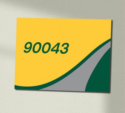 90043 Freightliner powerhaul no Data Panel Sign