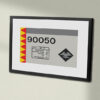 90050 RF Distribution Clear Framed Data Panel 90050 RF Distribution Clear Framed Data Panel