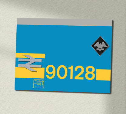 90128 SNCB Heritage Clear Data Panel Sign