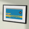 90128 SNCB Heritage Clear Framed Data Panel 90128 SNCB Heritage Clear Framed Data Panel
