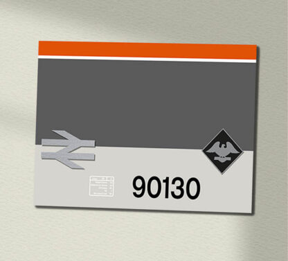 90130 SNCF Heritage Clear Data Panel Sign