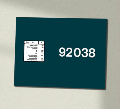 92038 Caledonian Sleeper Clear Data Panel Sign