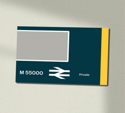 Class 122 BR Blue v2 200 x 290 Wall Sign