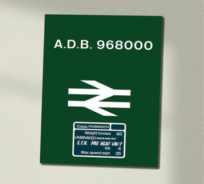 Class 15 ADB968000 BR Blue Wall Sign