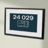 Class 24 BR Blue data panel Framed Data Panel Class 24 BR Blue data panel Framed Data Panel
