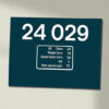 Class 24 BR Blue Data Panel Sign Class 24 BR Blue Data Panel Sign