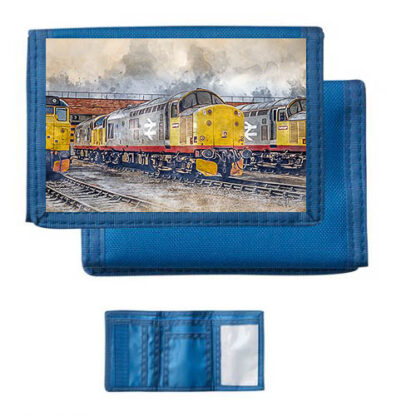 Class 37 DA Blue Nylon Wallet