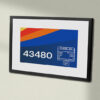 Class 43 43480 EMT Angel Data Panel Framed Data Panel Class 43 43480 EMT Angel Data Panel Framed Data Panel