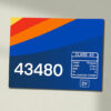 Class 43 43480 EMT Angel Data Panel Sign Class 43 43480 EMT Angel Data Panel Sign