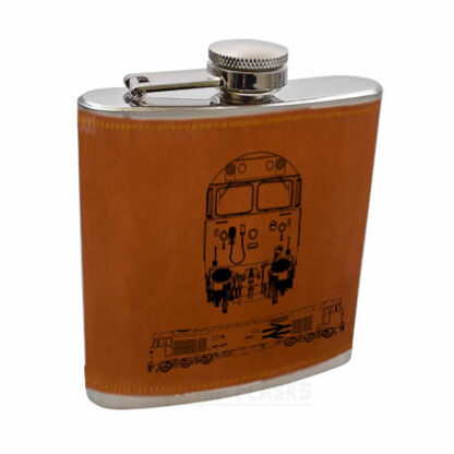 Class 50 50021 Tan Leather Hip Flask