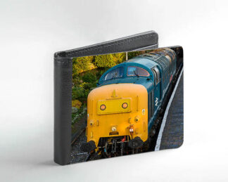 Class 55 Deltic 55019 Royal Highland Fusilier Faux Leather Wallet