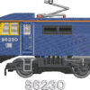 Class 86 86230 BR Blue Class 86 86230 BR Blue