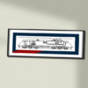 Class 89 89001 GNER Framed Swash Class 89 89001 GNER Framed Swash
