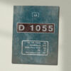 D1055 BR Blue data plate weathered Wall Sign D1055 BR Blue data plate weathered Wall Sign