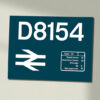 D8154 Large Logo Data Panel Sign D8154 Large Logo Data Panel Sign