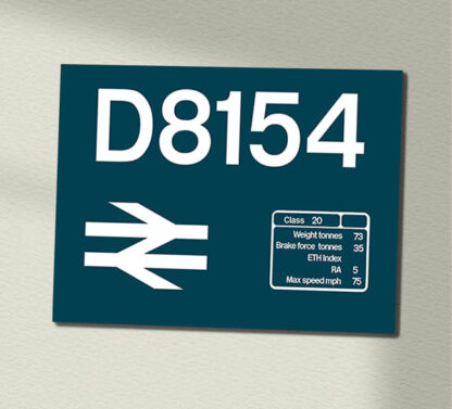 D8154 Large Logo Data Panel Sign