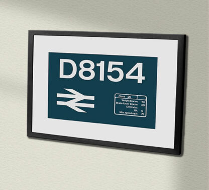 D8154 Large Logo Framed Data Panel